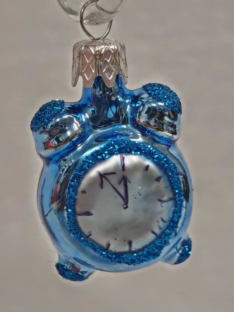Miniatura – Budík MODRÁ