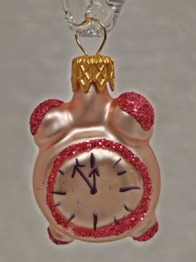 Miniatura – Budík RUŽOVÁ